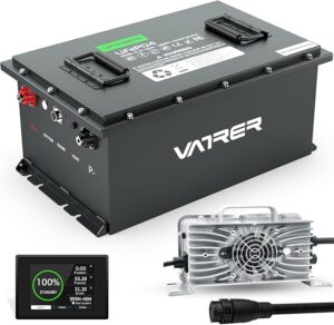 2. VATRER POWER 48V 105Ah Lithium Golf Cart Battery