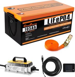 3. Cloudenergy 36V LiFePO4 Golf Cart Battery