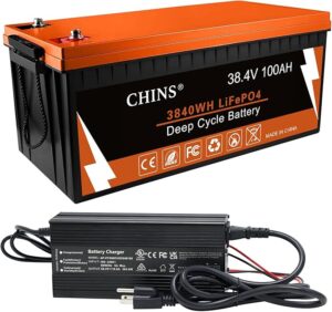 5. CHINS Lithium Trolling Motor Battery