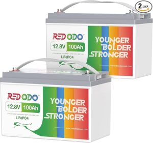 7. Redodo 12V 100Ah LiFePO4 Battery for RV