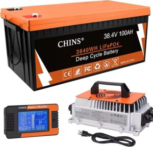 8. CHINS 36V Lithium Golf Cart Battery