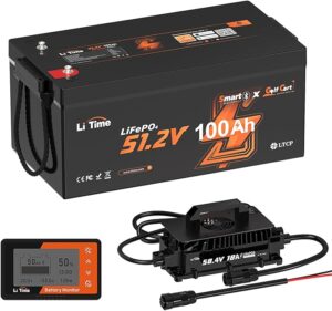 9. Litime 48V 100Ah Golf Cart Lithium Battery