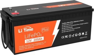 LiTime 12V 200Ah Lithium LiFePO4 RV Battery