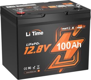 1. LiTime 12V 100Ah Lithium Battery for Trolling Motor