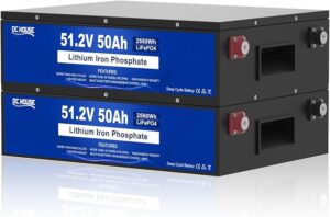 3. DC HOUSE 48V 100Ah(2Pack) Lithium Battery for Solar