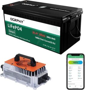 3. OGRPHY 36V Lithium Golf Cart Battery