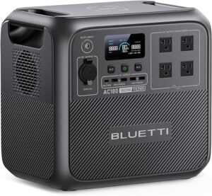 2. BLUETTI AC180 Portable Power Station