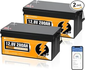 1. ECO-WORTHY 12V 280Ah LiFePO4 Lithium Battery