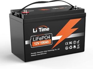 1. LiTime 100Ah LiFePO4 Lithium Battery