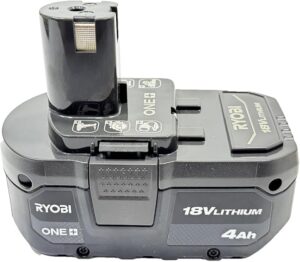 1. Ryobi ONE+ 18V 4.0 Ah Lithium-Ion Battery