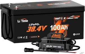 3. LiTime 36V 100Ah Lithium Trolling Motor Battery