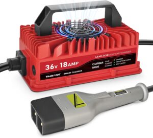 5. TRAMROOT 36V Golf Cart Battery Charger