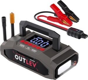 6. Outlev Jump Starter with Air Compressor