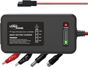 6. ULTRAPOWER 4-Amp 14.6 Volt LiFePO4 Battery Charger