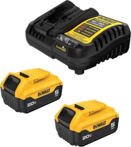 DEWALT 20V MAX Lithium-Ion Battery and Charger Kit(DCB205-2C)